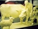 Didelės ir įspūdingos sviesto skulptūros