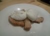 Kiaulienos išpjova su virtų kiaušiniu „pašot“