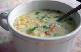 Pupelių ir kukurūzų sriuba