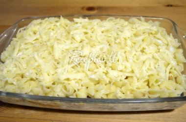 Makaronų ir sūrio apkepas