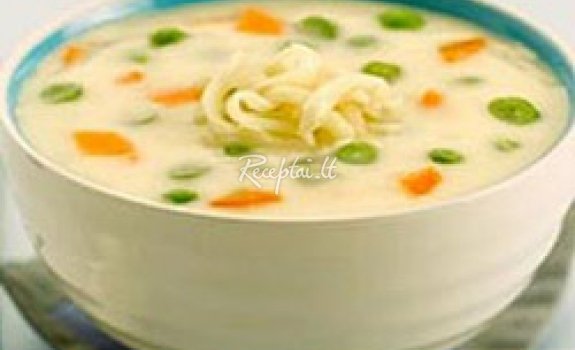 Daržovių pieniška sriuba