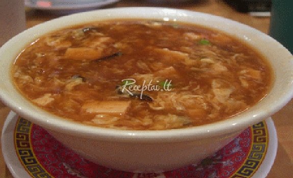 Kinietiška grybų sriuba