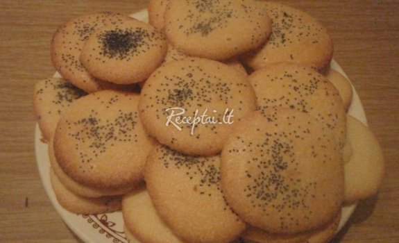 Pūkučių sausainiai su "DanSukker" milteliniu cukrumi